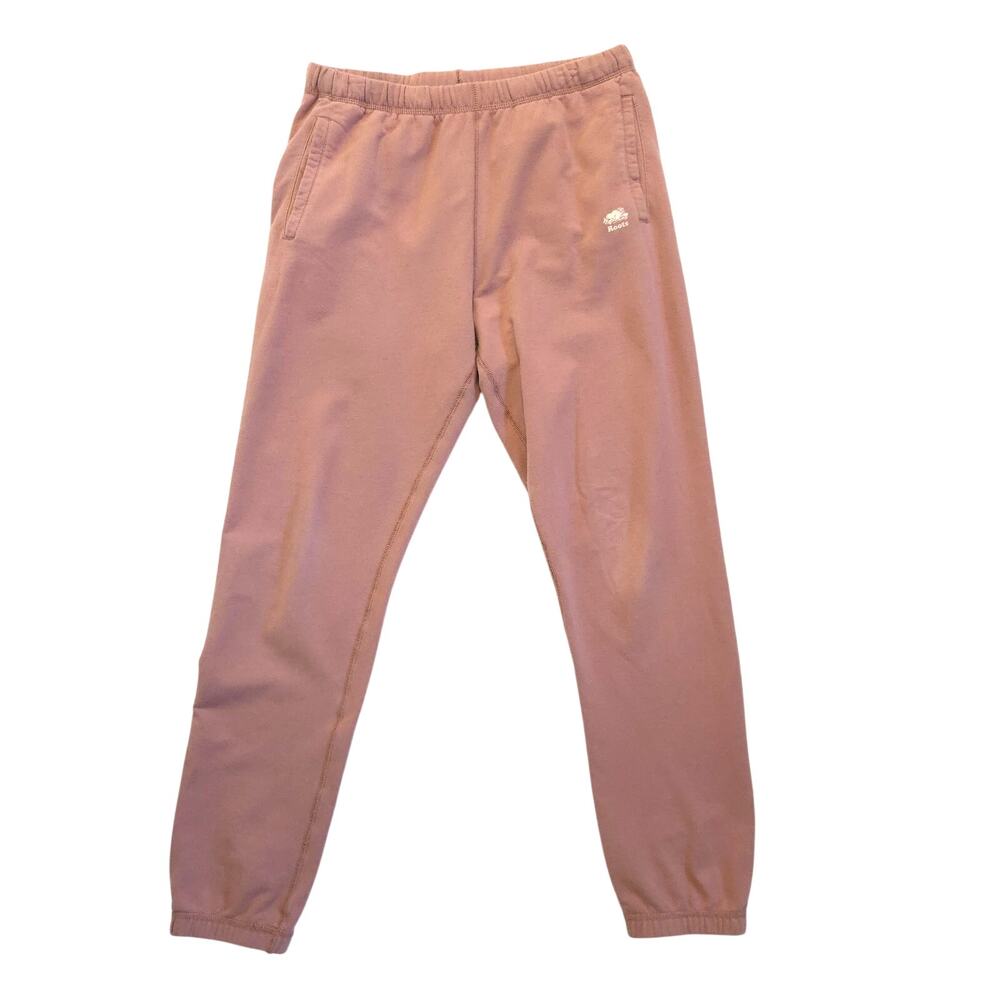 Roots S/P Dusty Rose Fleece Joggers Drawstring Sweatpants